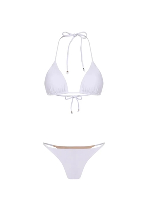 Amir Slama tie-detail bikini set - White