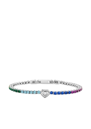 Philipp Plein crystal-embellished tennis bracelet - Silver