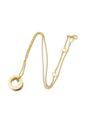 Bvlgari Pre-Owned 18kt yellow gold diamond spiral necklace