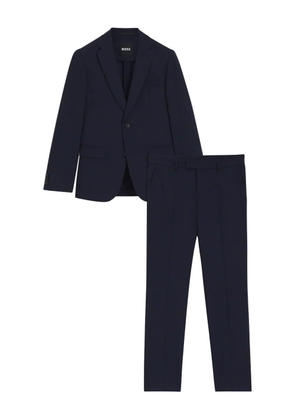 BOSS single-breasted suit - Blue