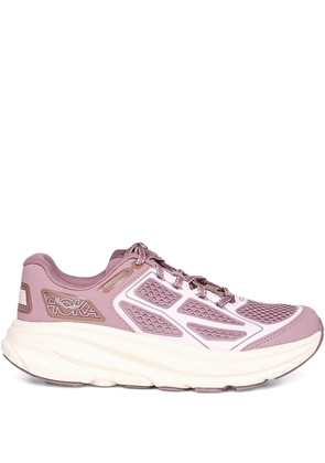 HOKA Clifton One9 lace-up mesh sneakers - Pink