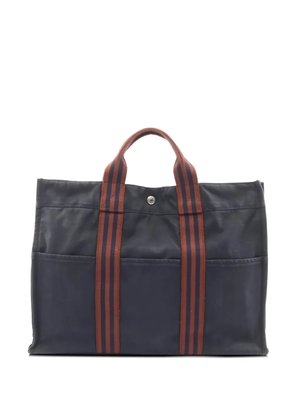 Hermès Pre-Owned 2000s MM Fourre Tout canvas tote bag - Blue