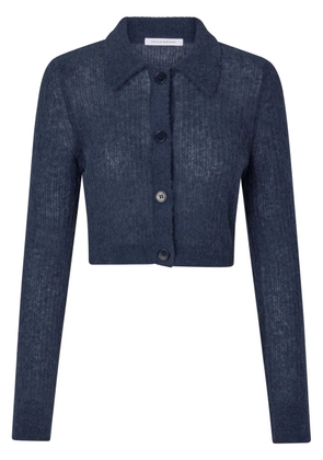 Cecilie Bahnsen classic collar cardigan - Blue