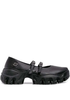 Rombaut buckle-fastening ballet flats - Black