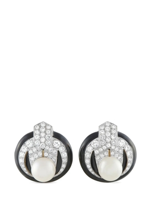 LB Exclusive pearl-embellishment earrings - Silver
