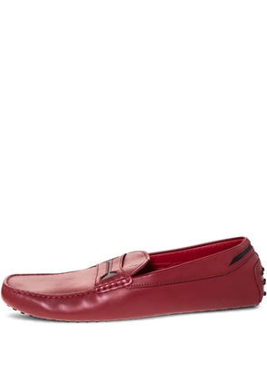 Tod's Vintage pre-owned leather loafers - Red