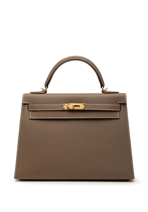 Hermès Pre-Owned 2019 Epsom Kelly II Sellier 32 satchel - Brown
