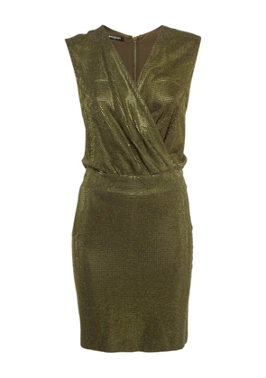 Balmain Pre-Owned 2024 rhinestone-embellished dress - Green