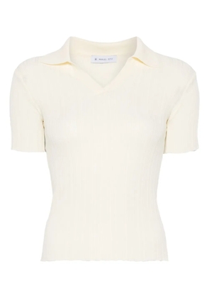 Manuel Ritz ribbed T-shirt - Neutrals
