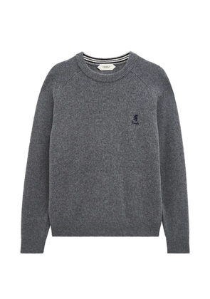 Pringle of Scotland crew-neck logo sweater - Grey