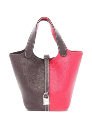 Hermès Pre-Owned 2021 Picotane PM leather handbag - Brown