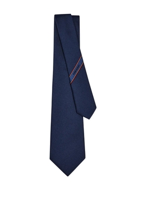 Ferragamo jacquard tie - Blue
