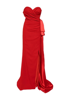 Saiid Kobeisy strapless gown - Red