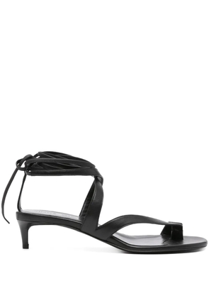 KHAITE 50mm Aimee sandals - Black