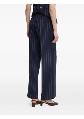 Sandro Ferrone pinstripe side-pocket trousers - Blue