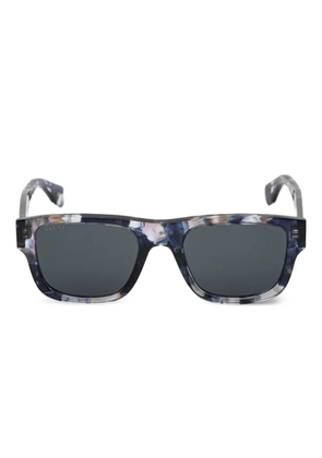 Gucci Eyewear rectangle-frame sunglasses - Blue