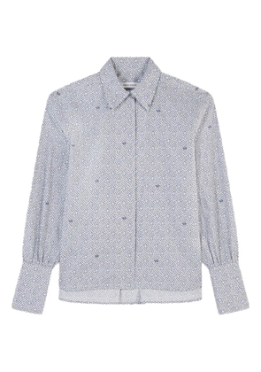Maison Kitsuné foulard-print Shirt - White
