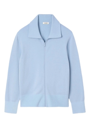 SANDRO zipped cardigan - Blue