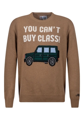 MC2 Saint Barth car-graphic sweater - Brown