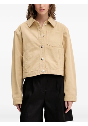 HUGO pocketed button denim jacket - Neutrals