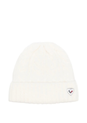 Rossignol Naya logo-patch beanie - White
