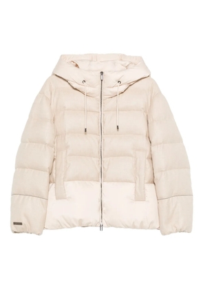 Peserico hooded quilted jacket - Pink