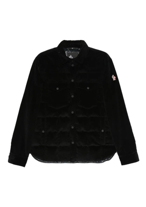 Moncler Grenoble Gelt corduroy down shirt jacket - Black