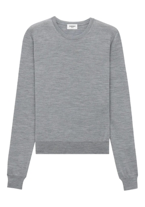 Saint Laurent crew-neck jumper - Grey