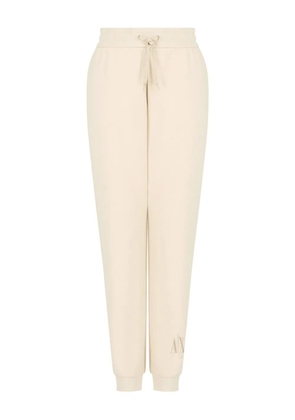 Armani Exchange embellished-logo track pants - Neutrals