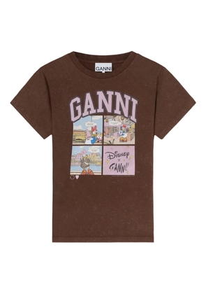 GANNI x Disney graphic T-Shirt - Brown