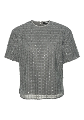 ROTATE BIRGER CHRISTENSEN beaded T-shirt - Grey
