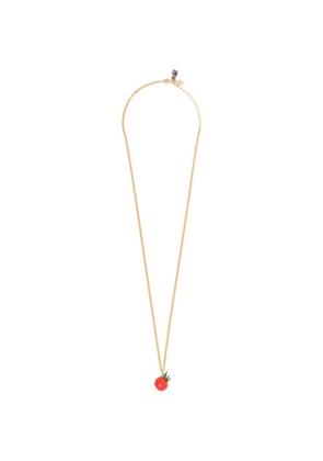 Doublet food-sample chain necklace - Gold