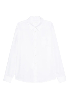 OUR LEGACY long-sleeve button shirt - White