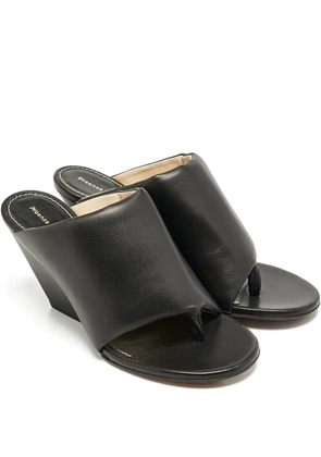 Proenza Schouler slant-wedge sandals - Black