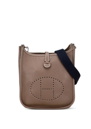 Hermès Pre-Owned 2021 Clemence Evelyne TPM crossbody bag - Brown