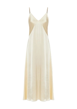 Forte Forte V-neck slip maxi dress - Neutrals