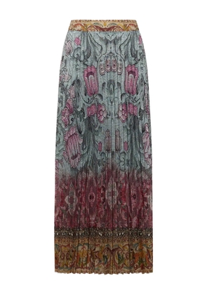 Pierre-Louis Mascia floral-pattern maxi skirt - Blue