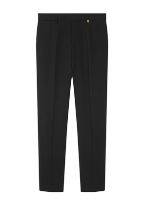 Versace Medusa-detail button trousers - Black