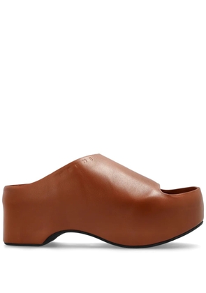 Marni leather mules - Brown