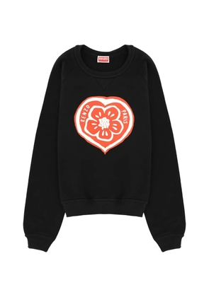 Kenzo Boke Heart flower-print sweatshirt - Black