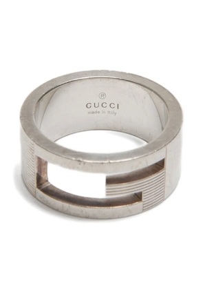 Gucci Pre-Owned 2000s logo ring - Silver