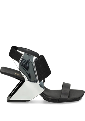 United Nude 80mm leather sandals - Silver