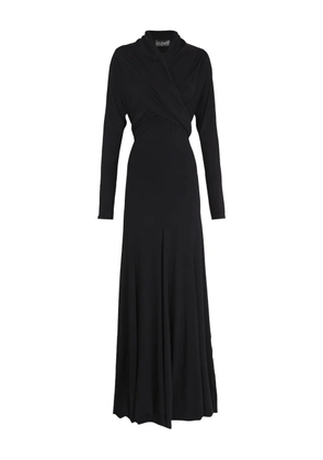 Cortana cutout long-sleeve maxi dress - Black