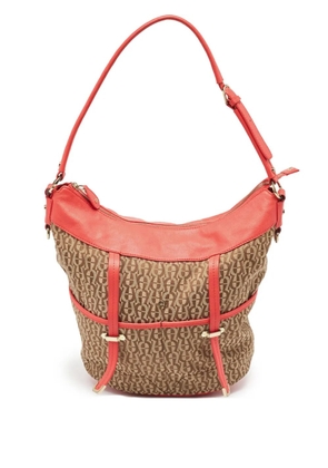 Aigner Vintage pre-owned monogram-pattern shoulder bag - Brown