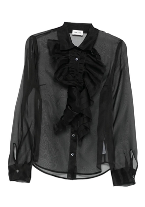 P.A.R.O.S.H. ruffled silk blouse - Black