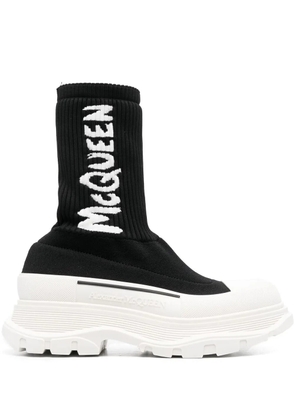 Alexander McQueen Tread sock boots - Black