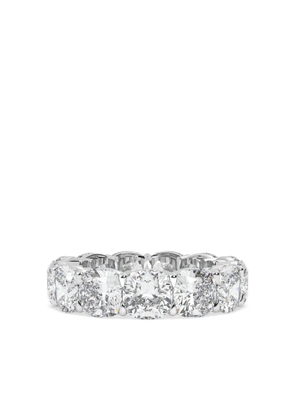 Tilla 14K white gold diamond ring - Silver