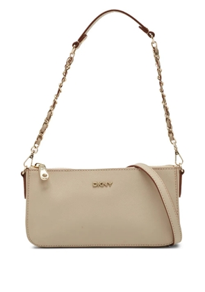 DKNY Vintage pre-owned Adria chain-embellished crossbody bag - Neutrals