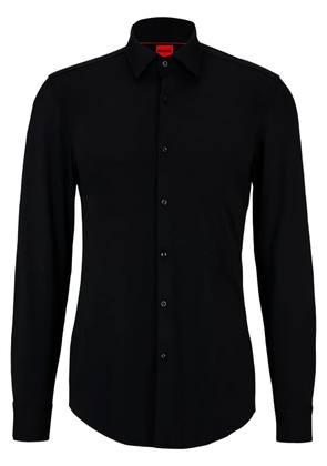HUGO stretch button-up shirt - Black