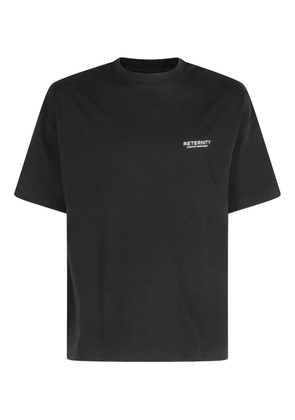 RETERNITY logo-detail T-shirt - Black